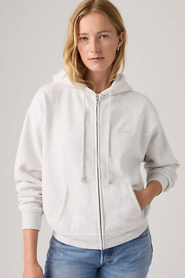 Sudadera con capucha y cremallera Everyday - Mujer - M - Gris / Orbit Heather Gray