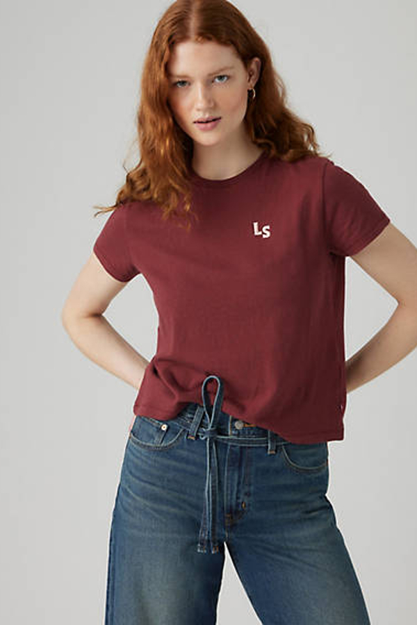 Camiseta Graphic Classic - Mujer - XS - Rojo / Ls Patch Chocolate Truffle