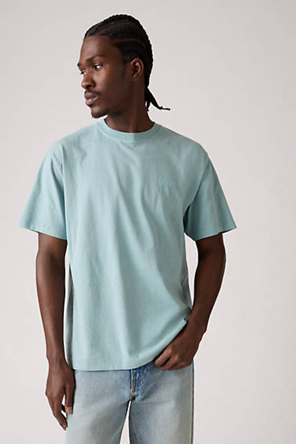 Camiseta Red Tab Vintage - Hombre - XL - Azul / Garment Dye Stone Blue Jersey