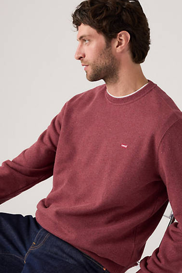 Sudadera de cuello redondo Original Housemark - Hombre - S - Multicolor / Multi Nep Russet Brown French Terry