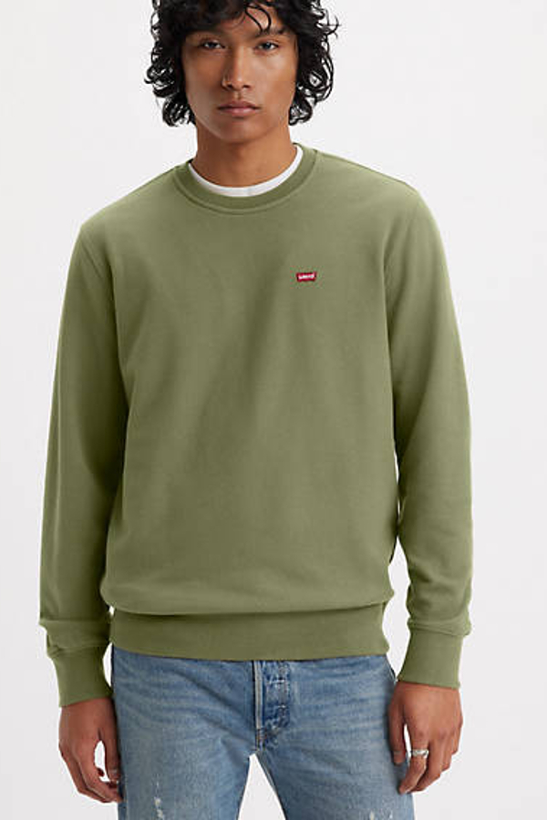 Sudadera de cuello redondo Original Housemark - Hombre - XXL - Caqui / Moss Olive French Terry