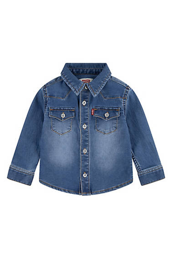 Camisa First Barstow para bebé - Chicos - 12M - Azul / The Big Cheese No Destruction
