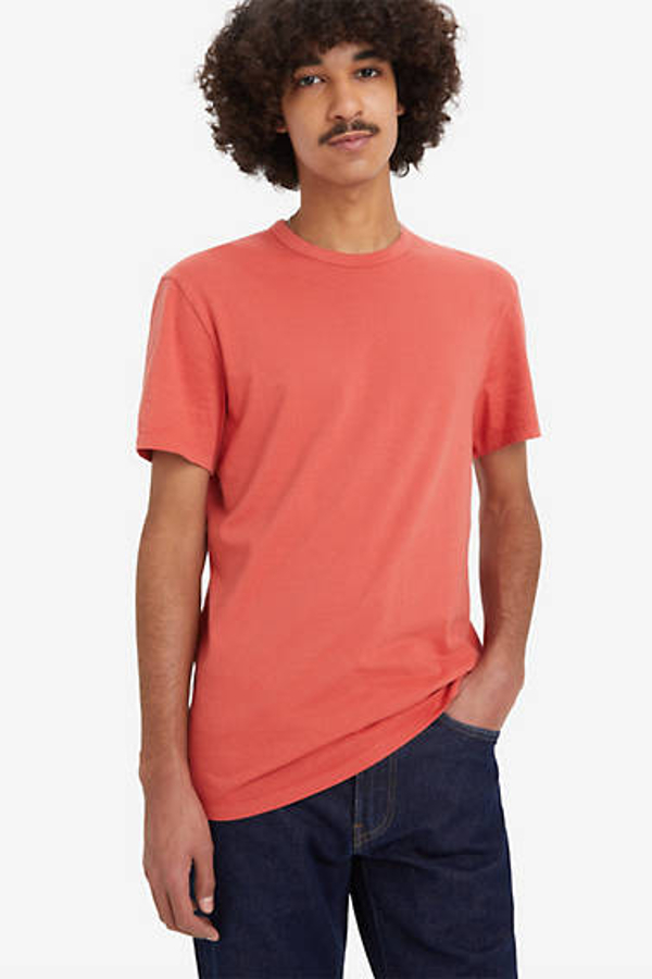 Camiseta Premium Slim Fit - Hombre - XS - Rojo / Garment Dye Baked Apple