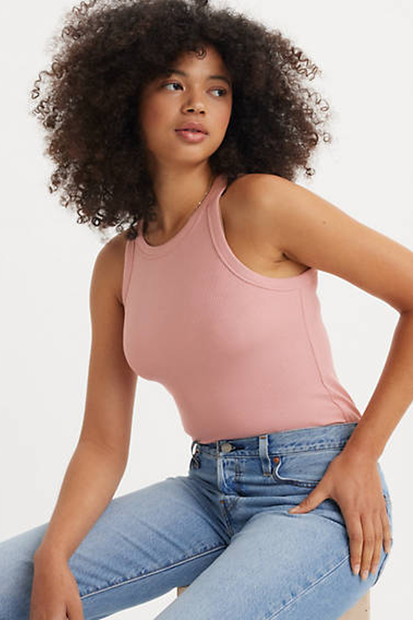 Camiseta sin mangas Dreamy - Mujer - M - Rojo / Pale Mauve