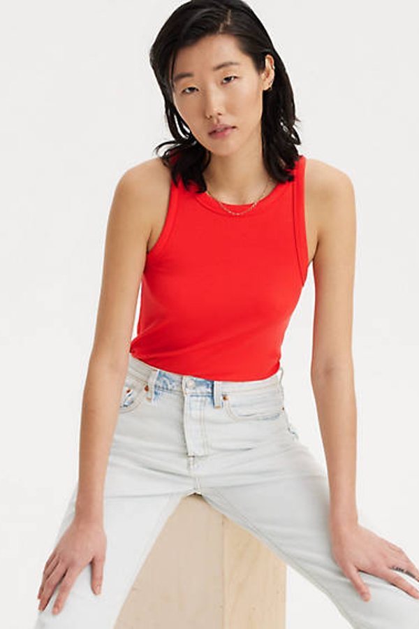 Dreamy Tank Top - Mujer - M - Rojo / High Red