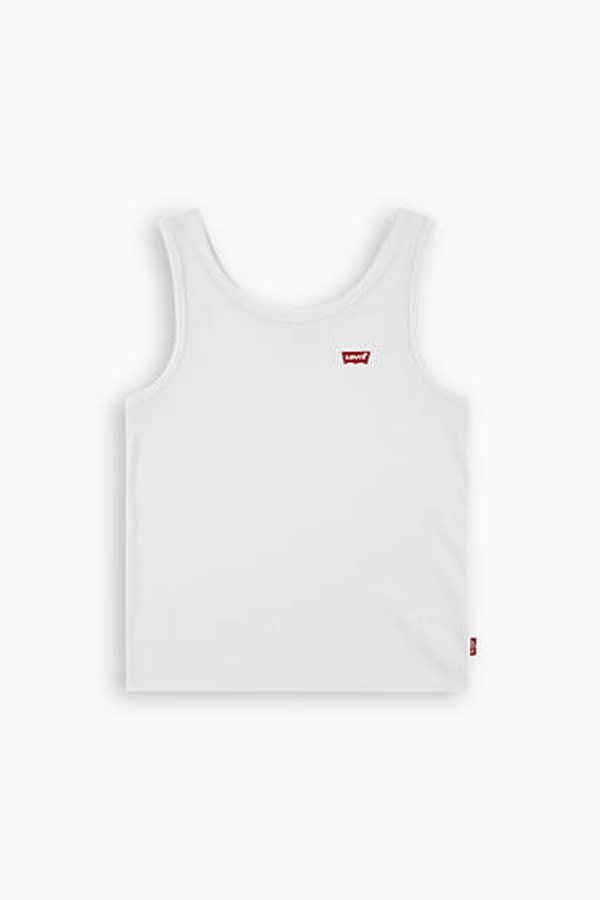 Camiseta sin mangas para adolescentes Meet And Greet Ribbed - Chicas - 10A - Blanco / Bright White