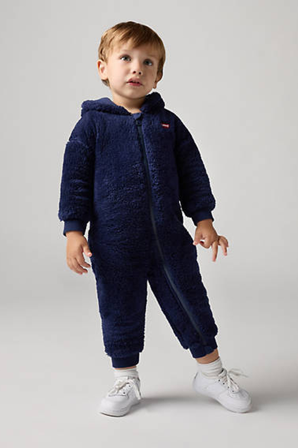 Mono de borreguito Bear para bebé - Hombre - 3M - Azul / Naval Academy