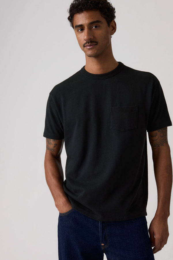 Camiseta Levi's Vintage Clothing 1960'S Casuals - Hombre - 2XL - Negro / Jet Black
