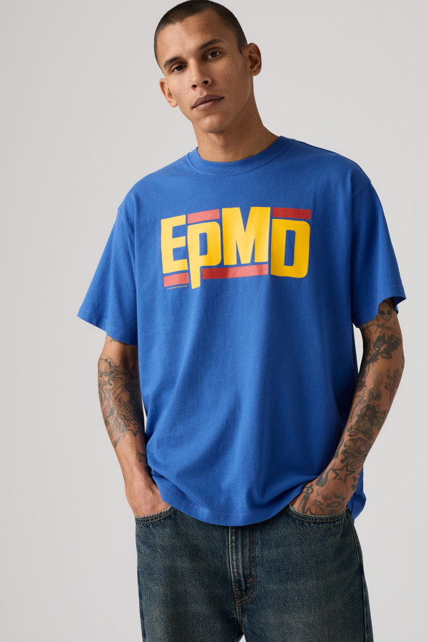 Band Tee - Hombre - 2XL - Blue / Blue Bright Cobalt