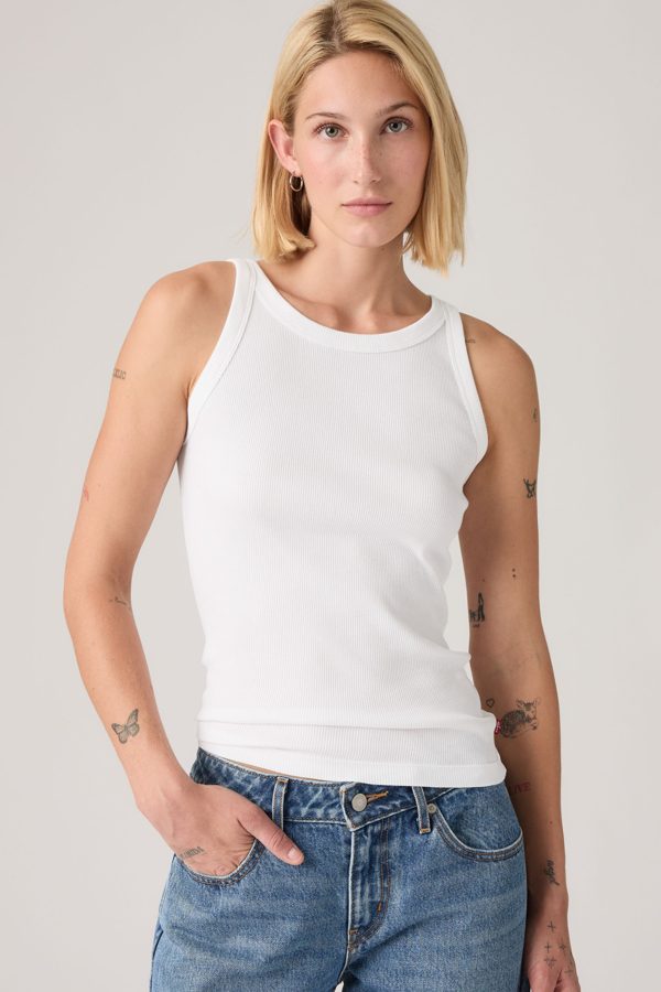 Camiseta de tirantes Racer - Mujer - 2XL - Blanco / White