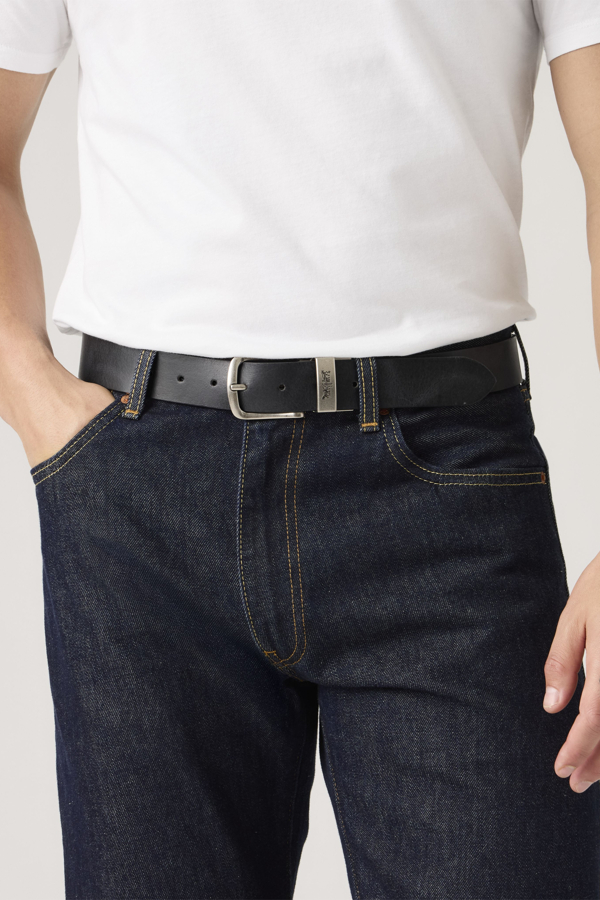 Cinturón Reversible - Hombre - 110 - Negro / Caviar