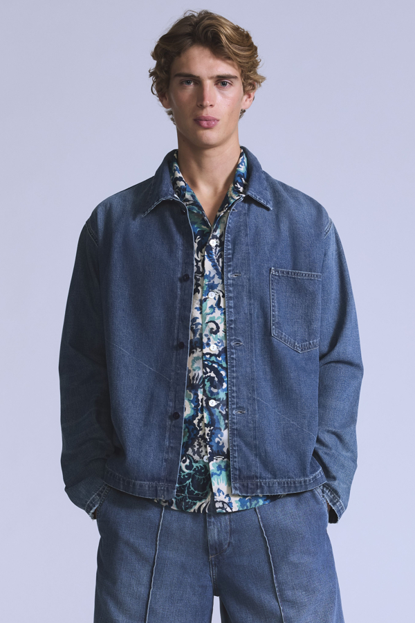 Work Shacket - Hombre - L - Azul / Little Sur