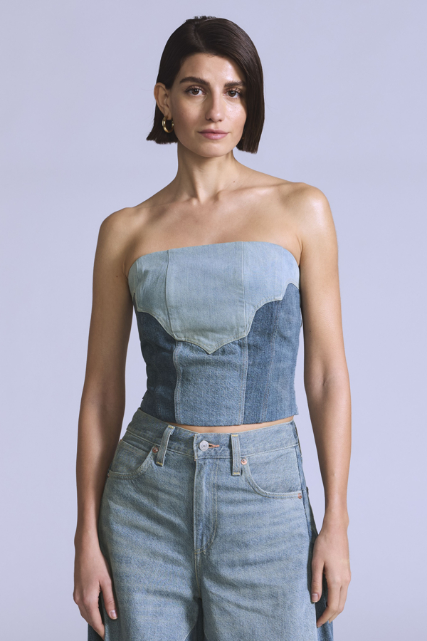 Bustier Señorita - Mujer - L - Azul / Senorita Bustier