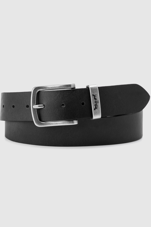 Cinturón Metal Two Horse Keeper - Hombre - 100 - Negro / Regular Black