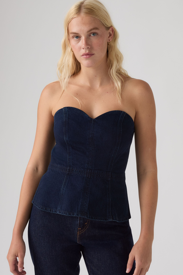 Sweetheart Bustier - Mujer - L - Lavado oscuro / Big Brag