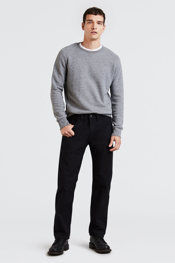 Vaqueros 505 Regular Utility Workwear - Hombre - 40X32 - Negro / Black Canvas Ww