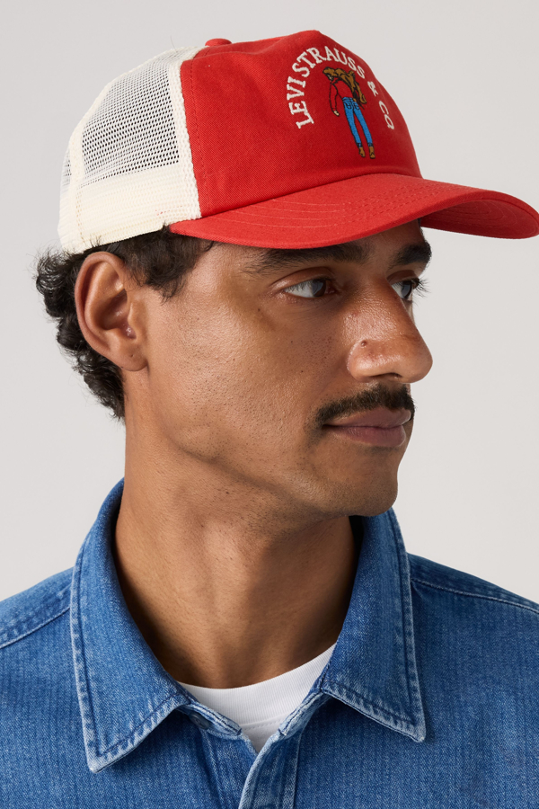 Saddleman Trucker Cap - Mujer - One Size - Red / Urban Red