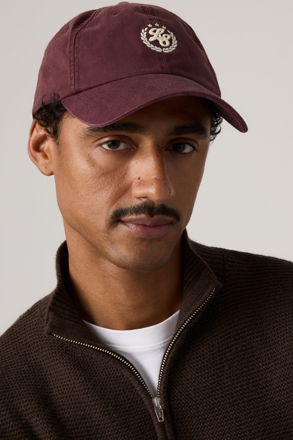 Varsity Baseball Cap - Men - One Size - Red / Precious Metals