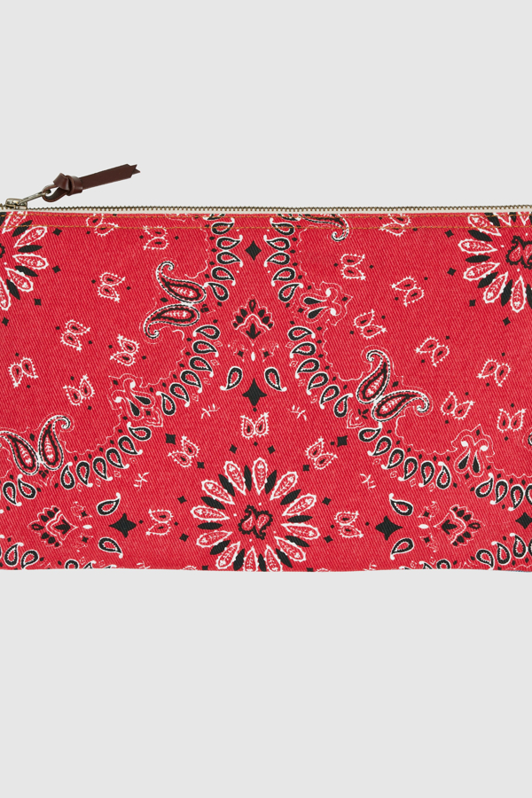 Large Pouch - Men - One Size - Red / Urban Red Print