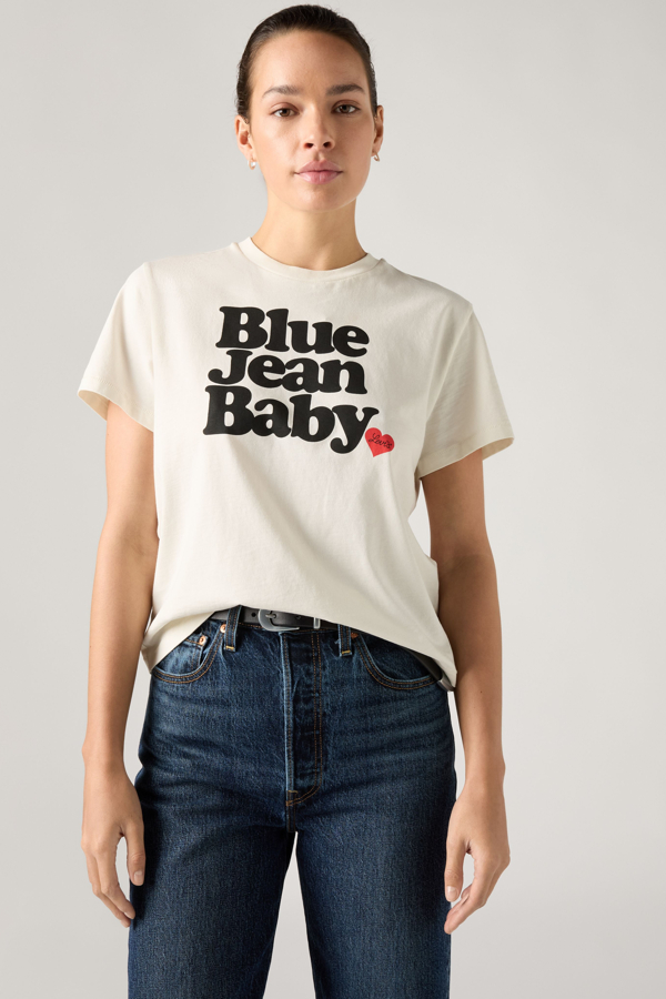 Camiseta Graphic Classic - Mujer - L - Blanco / Baby Egret