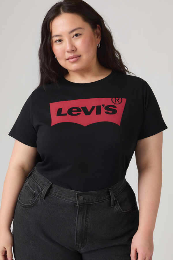 The Perfect Tee (Plus) - Mujer - 3X - Negro / Stonewashed Black