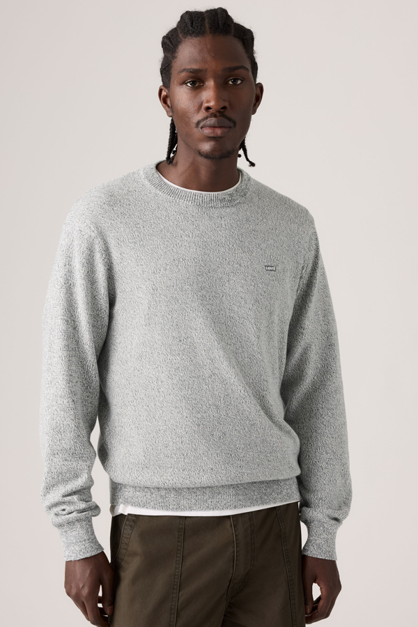Lightweight Housemark Sweater - Hombre - 2XL - Gris / Dark Slate / Egret