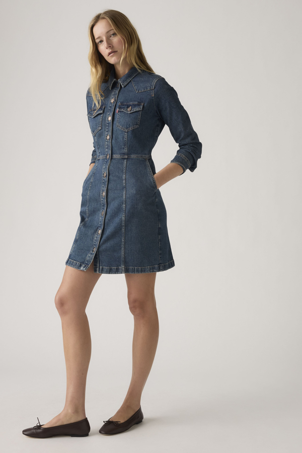 Vestido Flynn Western - Mujer - XS - Azul / There We Go