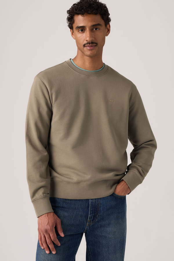 Original Housemark Crewneck Sweatshirt - Hombre - XL - Brown / Brindle