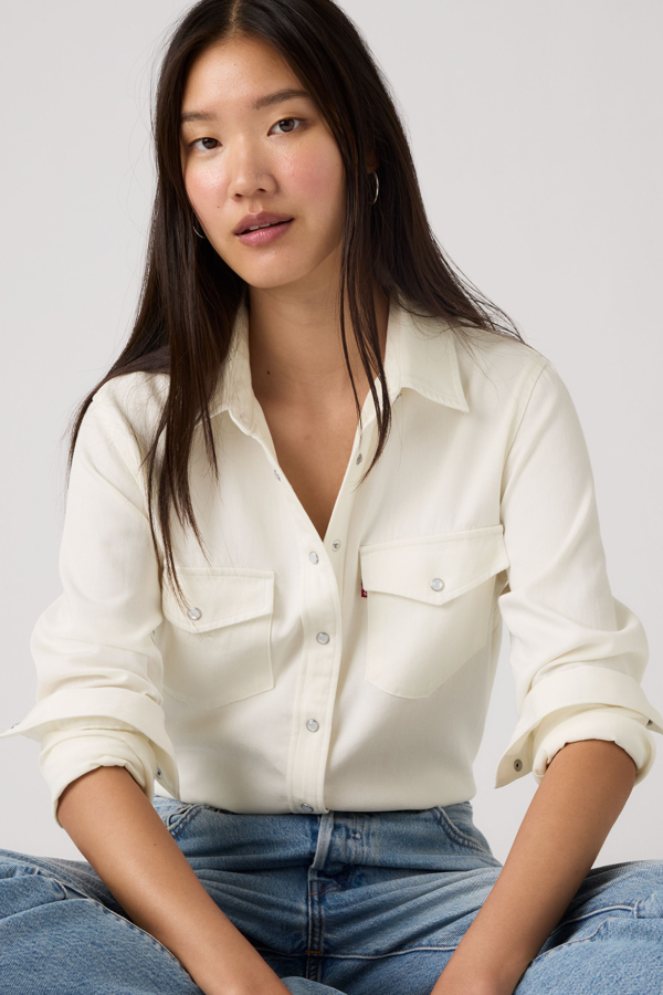 Camisa Iconic Western Lightweight - Mujer - XS - Crema / To Do List