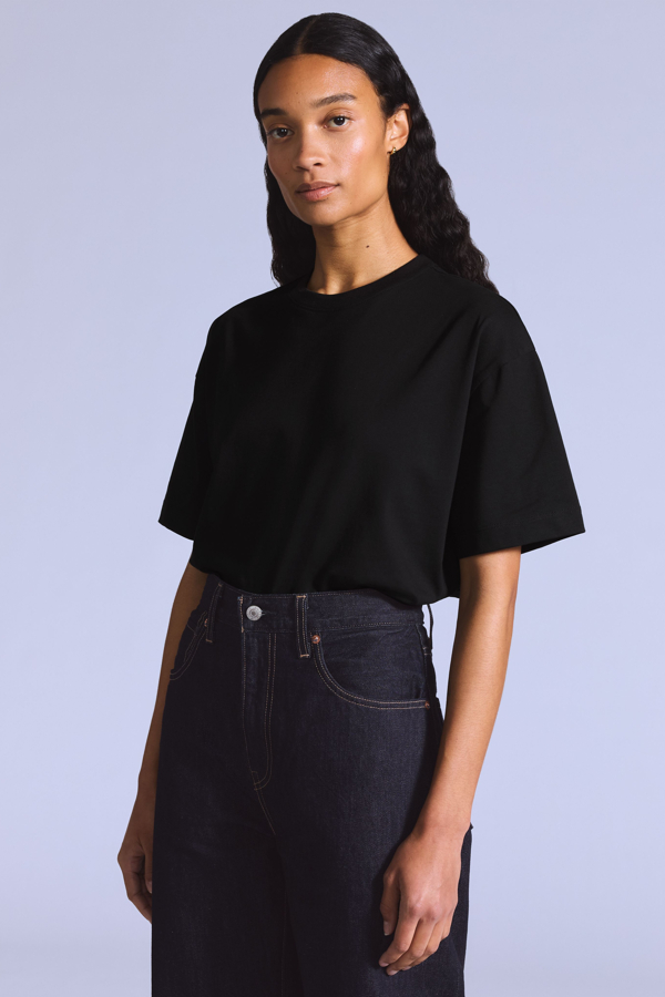 Camiseta Daily - Mujer - L - Negro / Jet Black