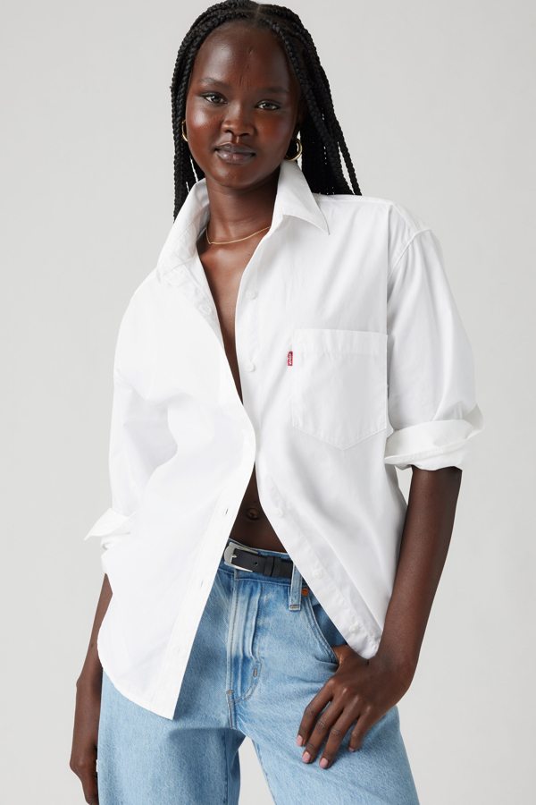 Camisa Harlie Boyfriend - Mujer - 2XS - Blanco / Bright White