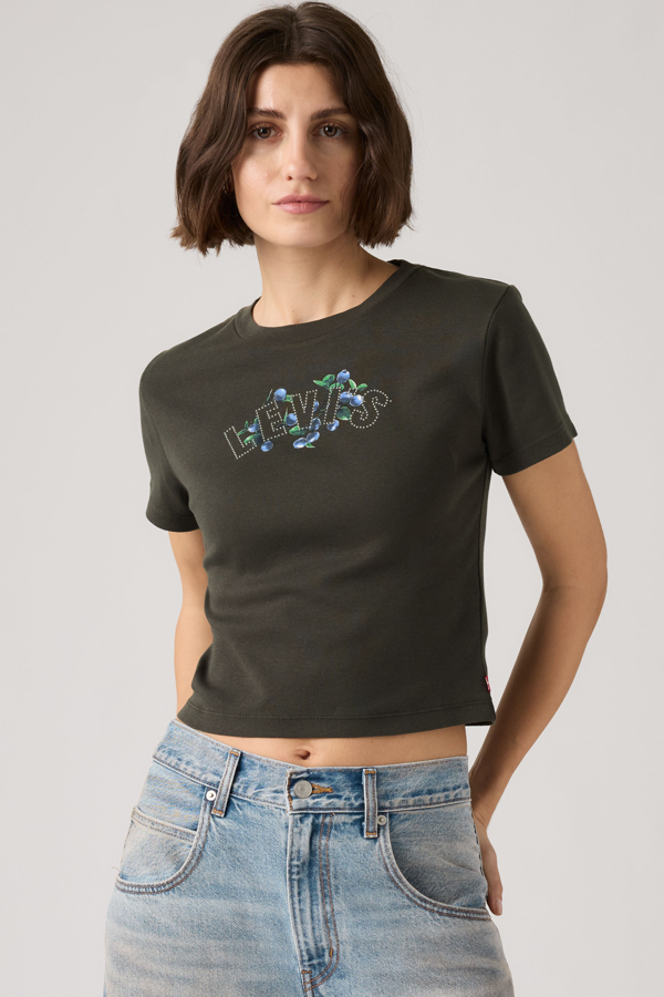Camiseta Graphic Essential Sporty - Mujer - S - Negro / Pirate Black