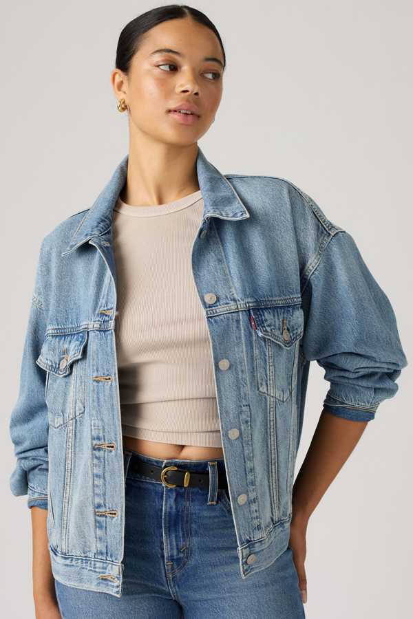 Chaqueta trucker de los 90 - Mujer - L - Azul / Soft As Butter