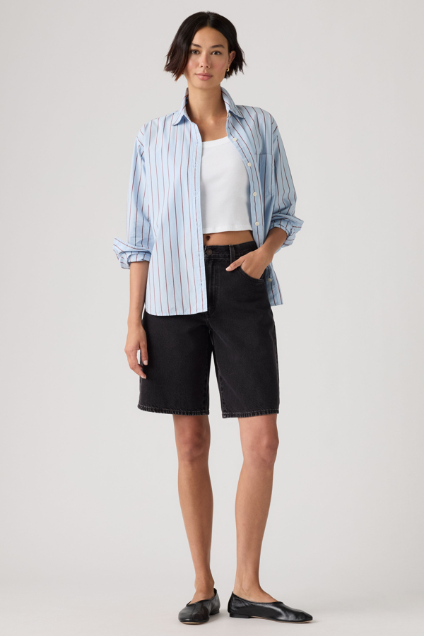 Jorts Dad holgados - Mujer - 24 - Negro / Open Mind Fp