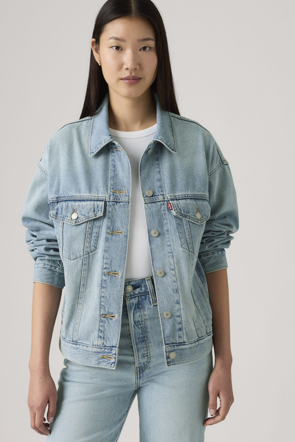 Trucker Jacket 90s - Mujer - L - Azul / She Knew
