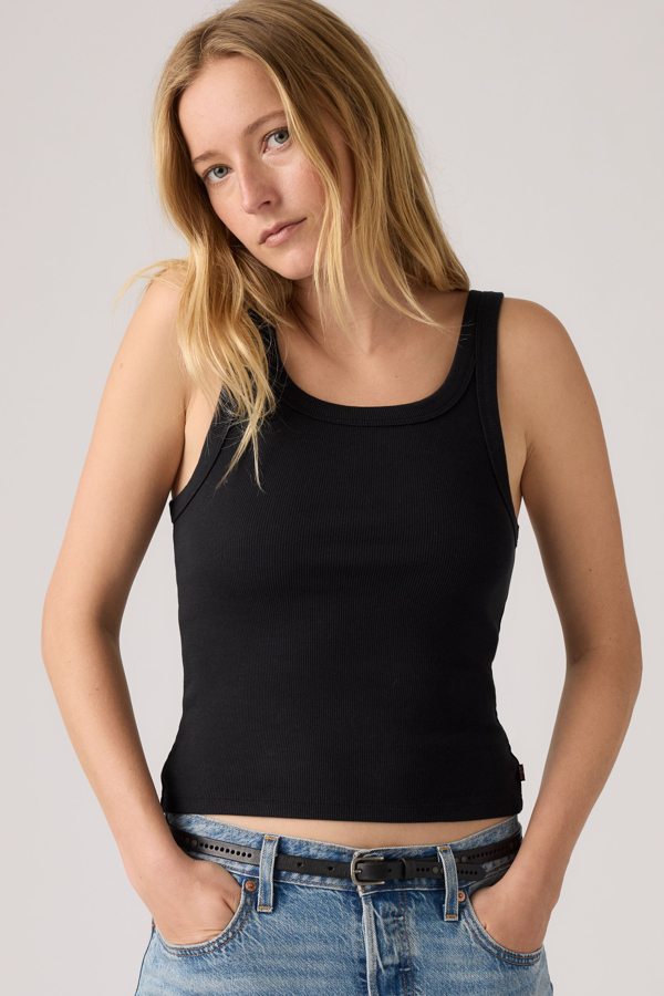 Camiseta sin mangas Essential Sporty - Mujer - L - Negro / Anthracite Night
