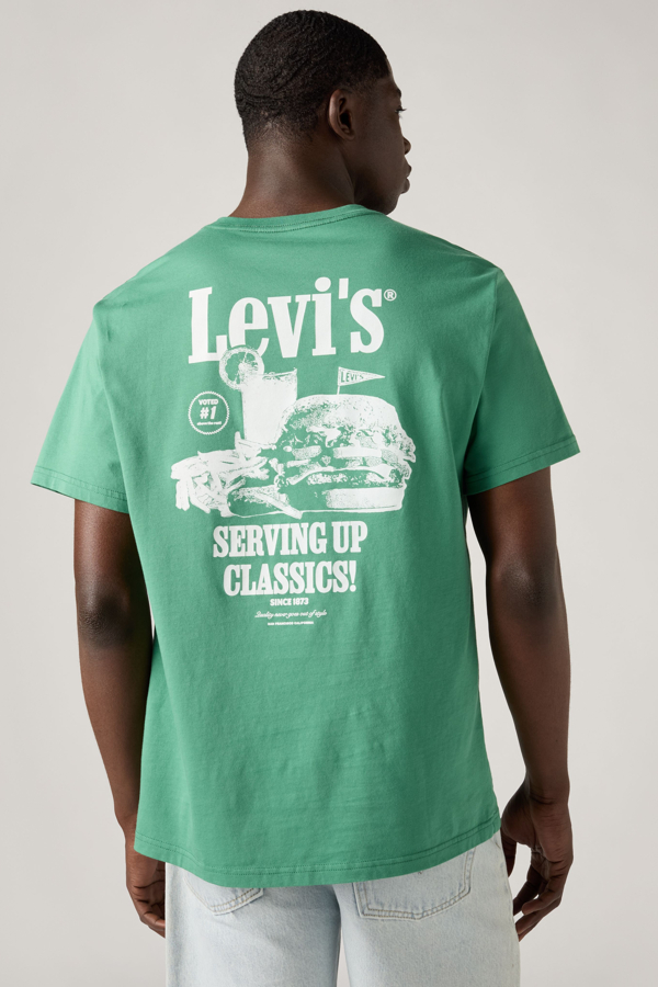 Camiseta de fit holgado - Hombre - 2XL - Verde / Serving Up Pine Green