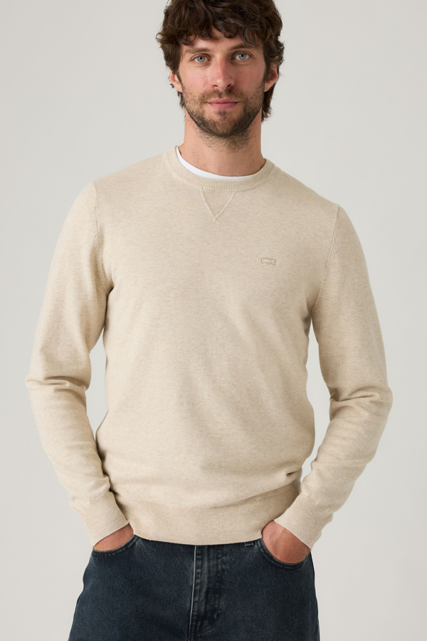 Suéter ligero Housemark - Hombre - 2XL - Neutral / White Peppercorn Heather