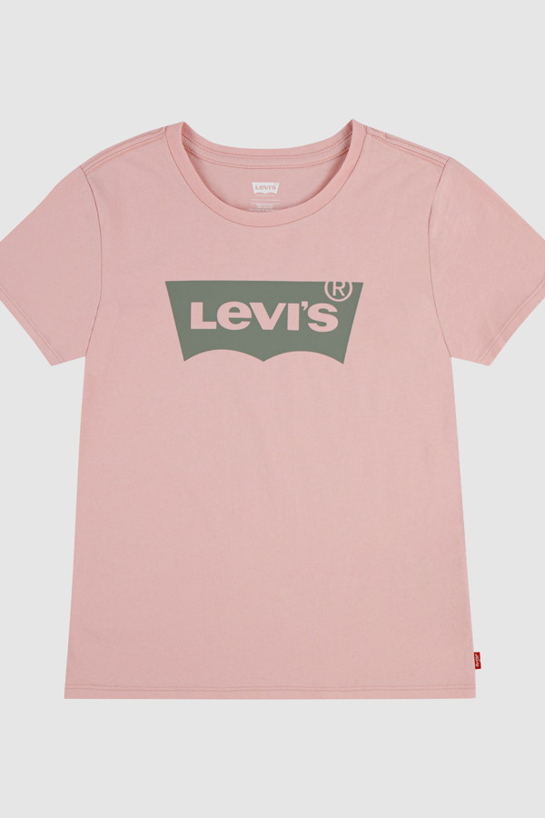 Teenager Batwing Tee - Girls - 10A - Pink / Powder Pink