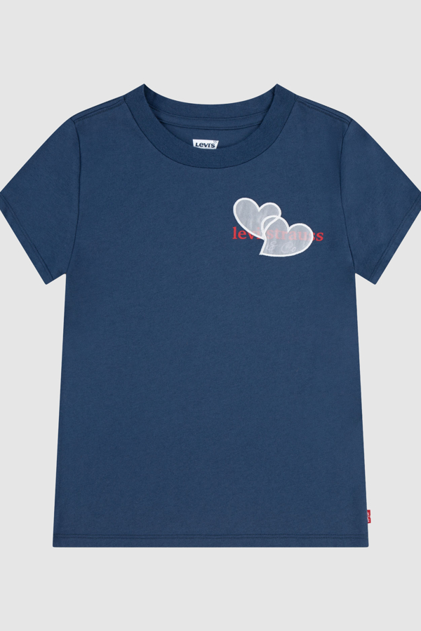Kids Hearts Tee - Girls - 8A - Neutral / Big Dipper