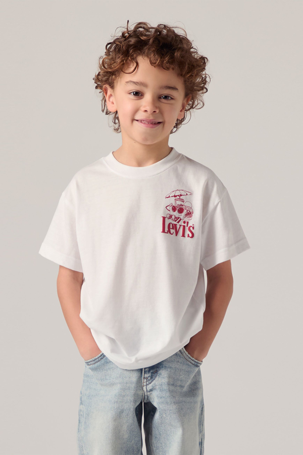 Kids Burger Meal Tee - Hombre - 8A - Blanco / Bright White