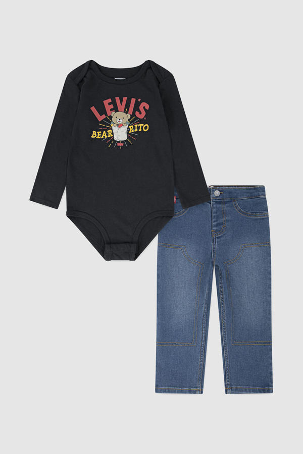 Conjunto Bearrito para bebé - Chicos - 9M - Negro / Jet Black