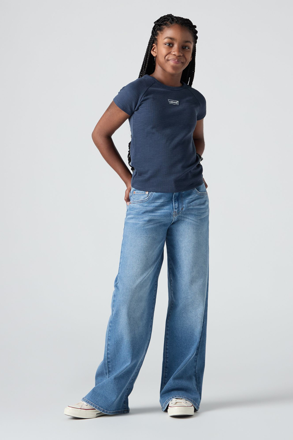 Vaqueros Baggy de tiro alto para adolescentes - Chicas - 10A - Neutral / Dance Around