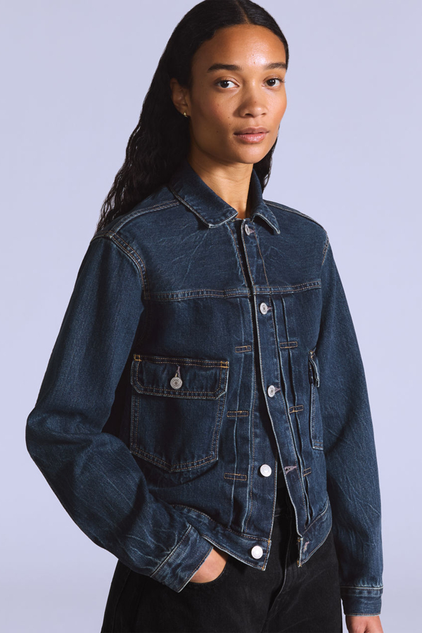Trucker Jacket Type II - Mujer - L - Azul / Doree Mij