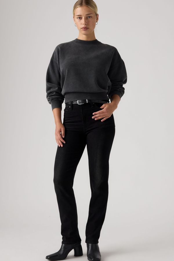 Vaqueros Slim 722 de tiro alto - Mujer - 23X29 - Negro / Worn Midnight