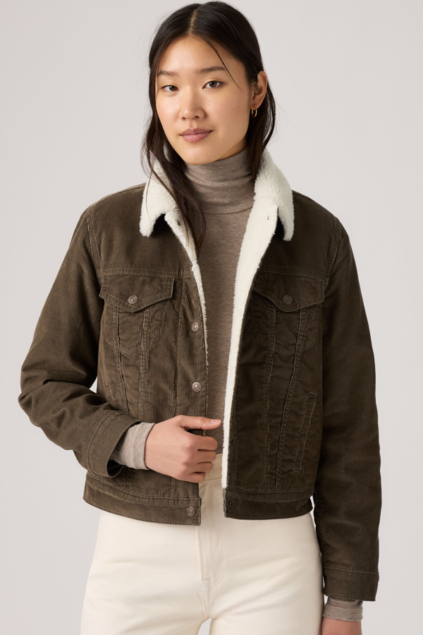 Original Sherpa Trucker Jacket - Mujer - L - Marrón / Canteen