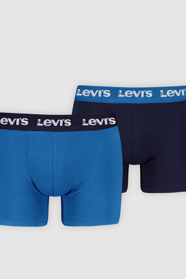 Bóxer básico de Levi's: paquete de 2 - Hombre - M - Negro / Black/Red