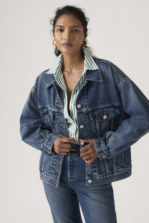 90s Trucker Jacket - Mujer - XS - Azul / Wonder Why