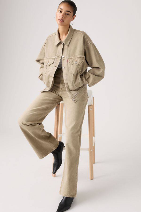 90s Trucker Jacket - Mujer - M - Marrón / Chipped Winter Twig Trkr