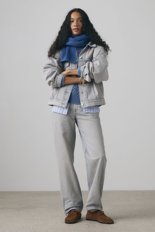 Trucker Jacket 90s - Mujer - M - Gris / Boss Business Trucker